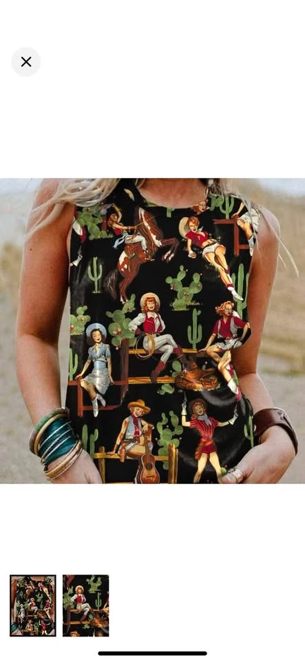 Plus size Western Stampede T-shirt