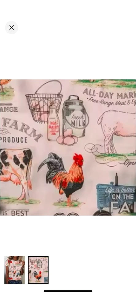 Plus Size Farm Western T-Shirt - photo 2