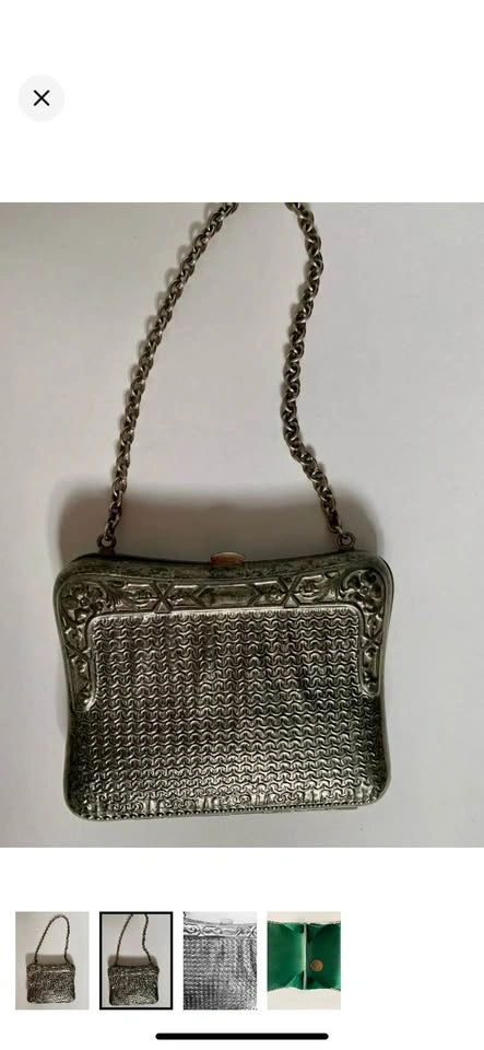 Antique 1900s Edwardian Hard Shell Purse - photo 2
