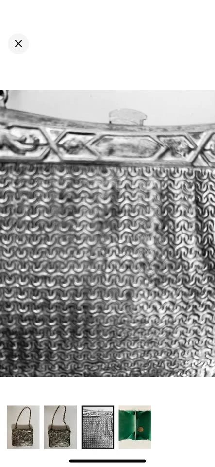 Antique 1900s Edwardian Hard Shell Purse - photo 3