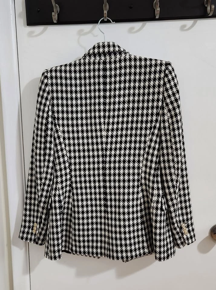 Zara Houndstooth Blazer - Size XS - Woman - photo 2
