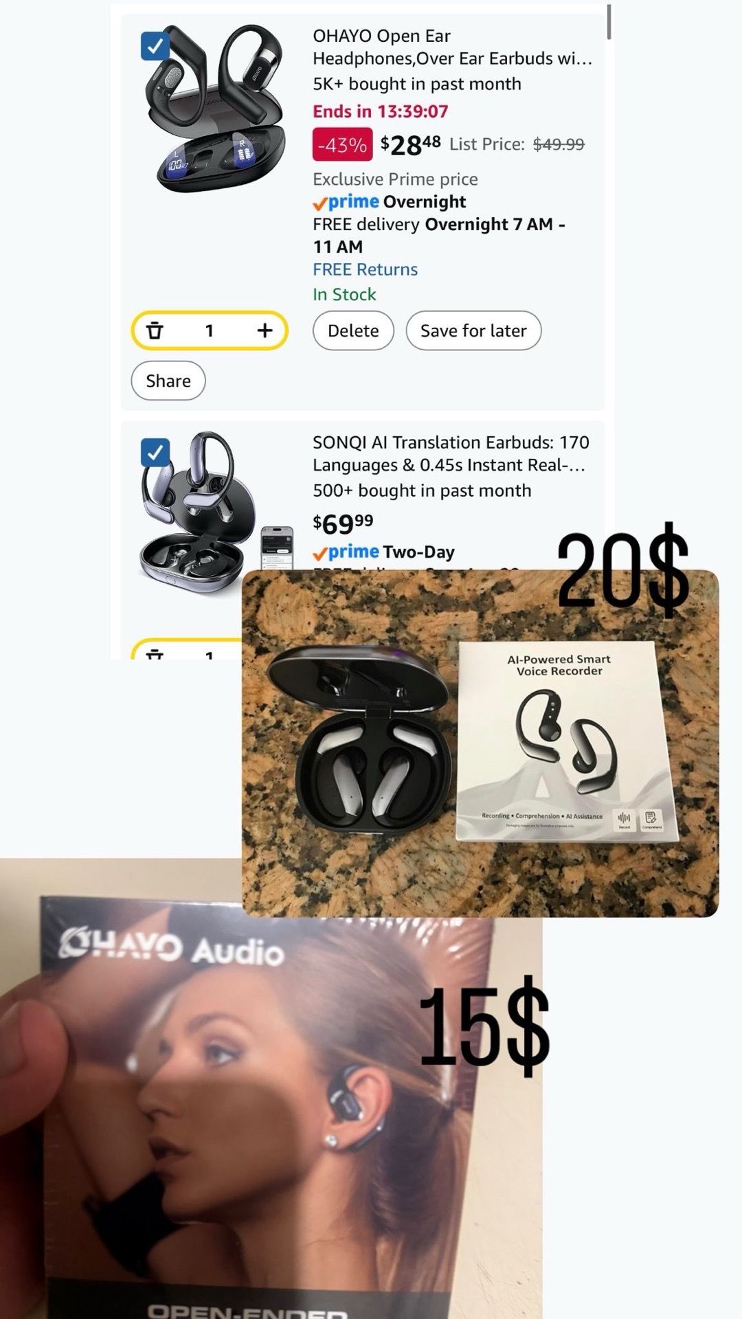 AI Translation Earbuds: 170 Languages & Instant Translator - photo 2