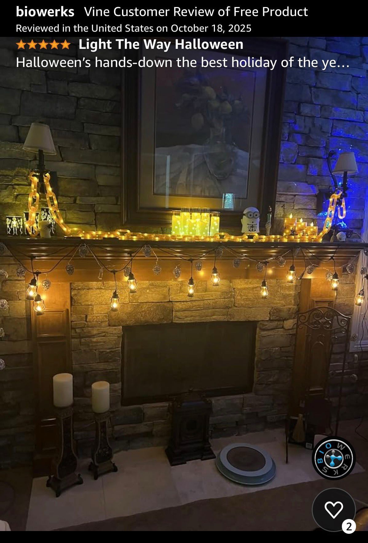 Flame Outdoor String Lights, 21FT Patio Lights - photo 3
