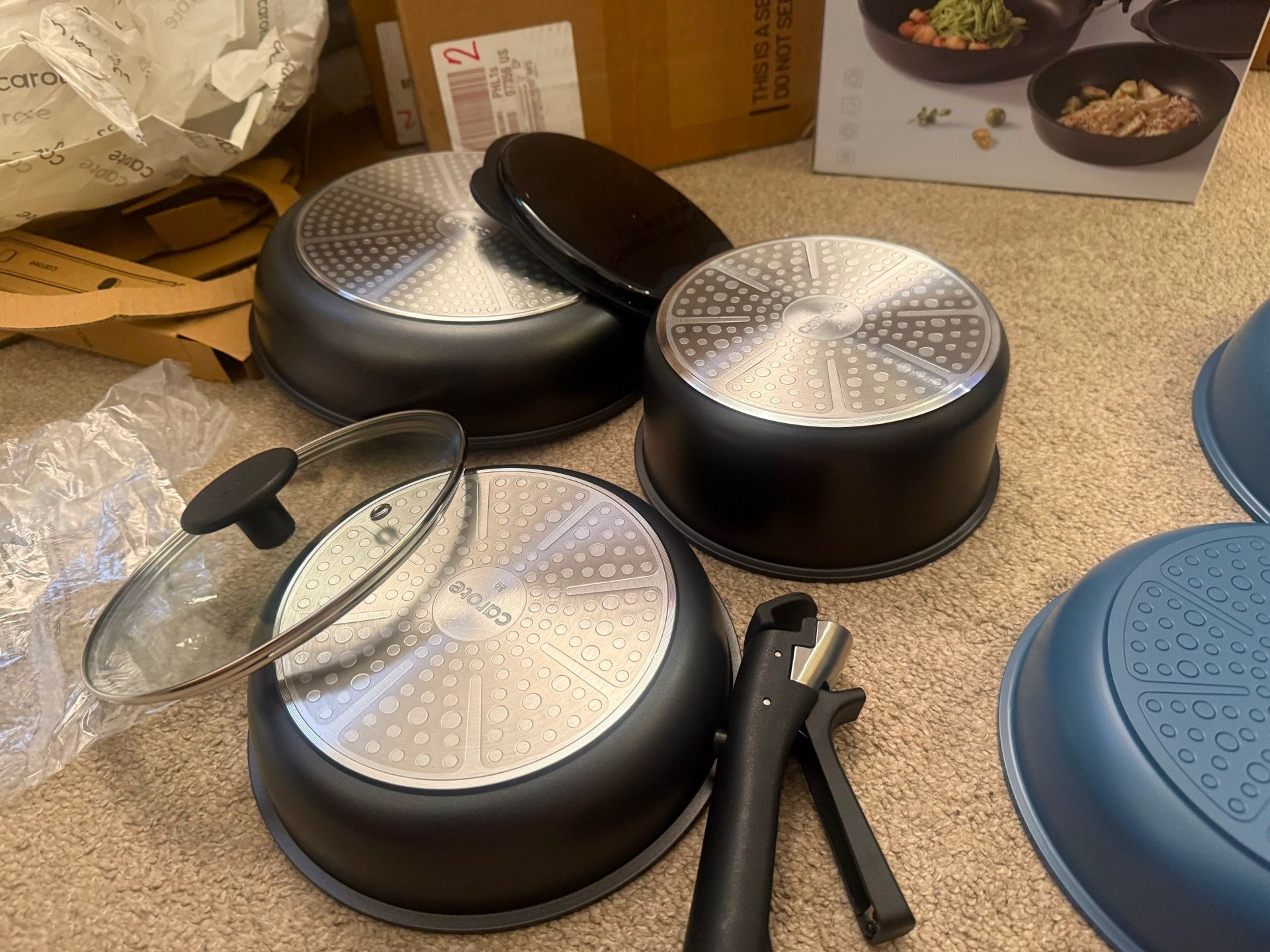 Nonstick Cookware Set with Detachable Handles - photo 4