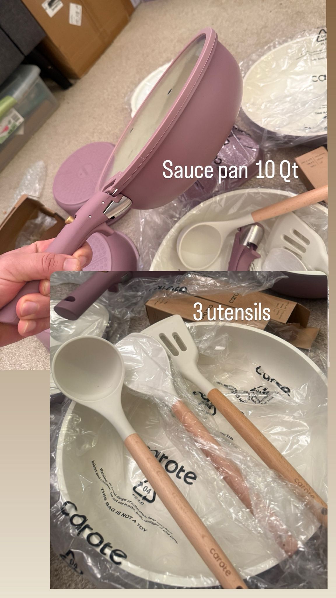 Nonstick Cookware Set with Detachable Handles - photo 4