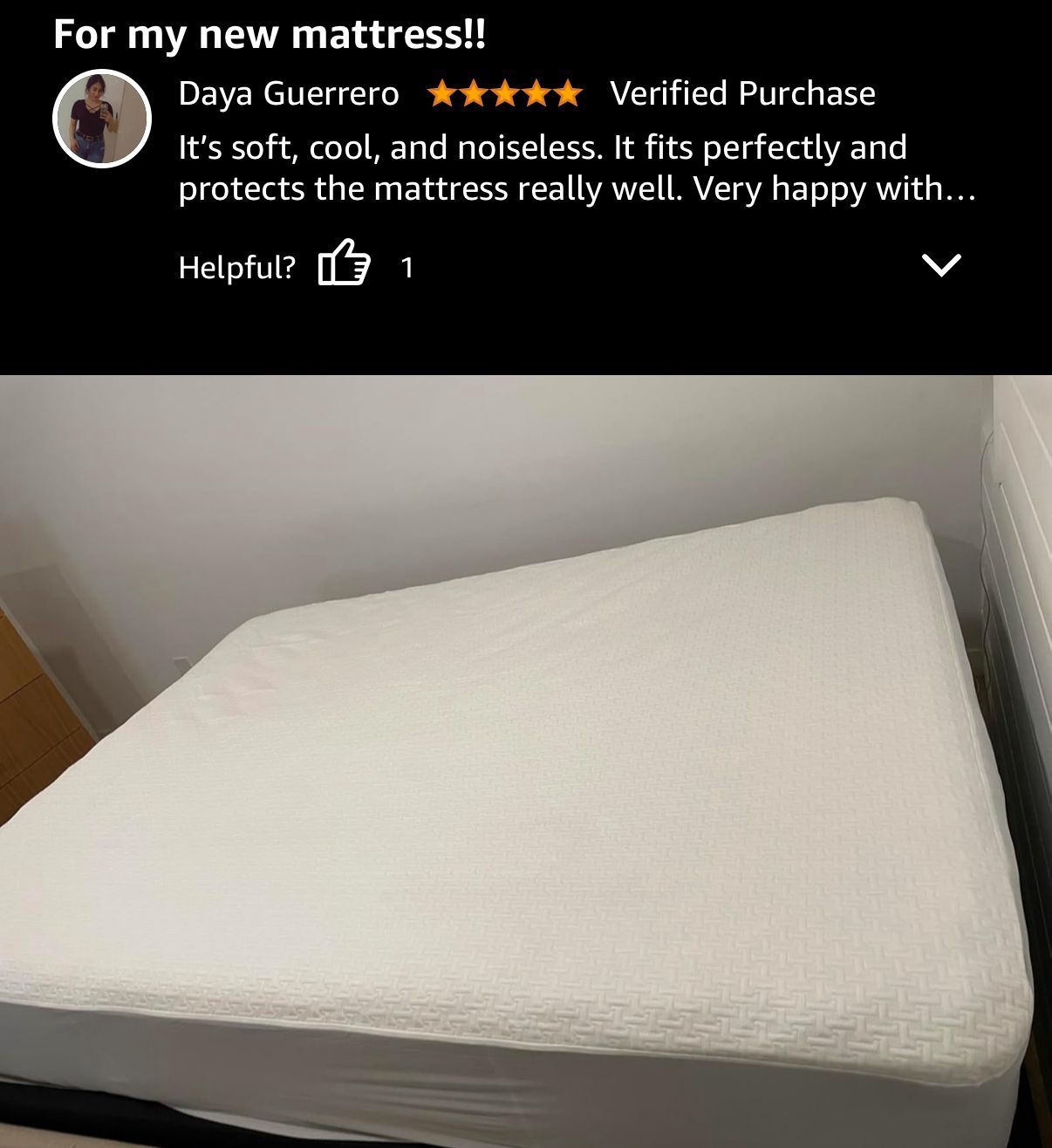 100% Waterproof King Mattress Protector Breathable Cover - photo 3