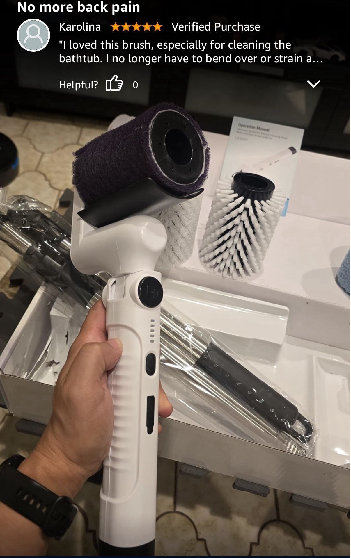 11-in-1 Electric Spin Scrubber Cordless Cleaning Brush - photo 4