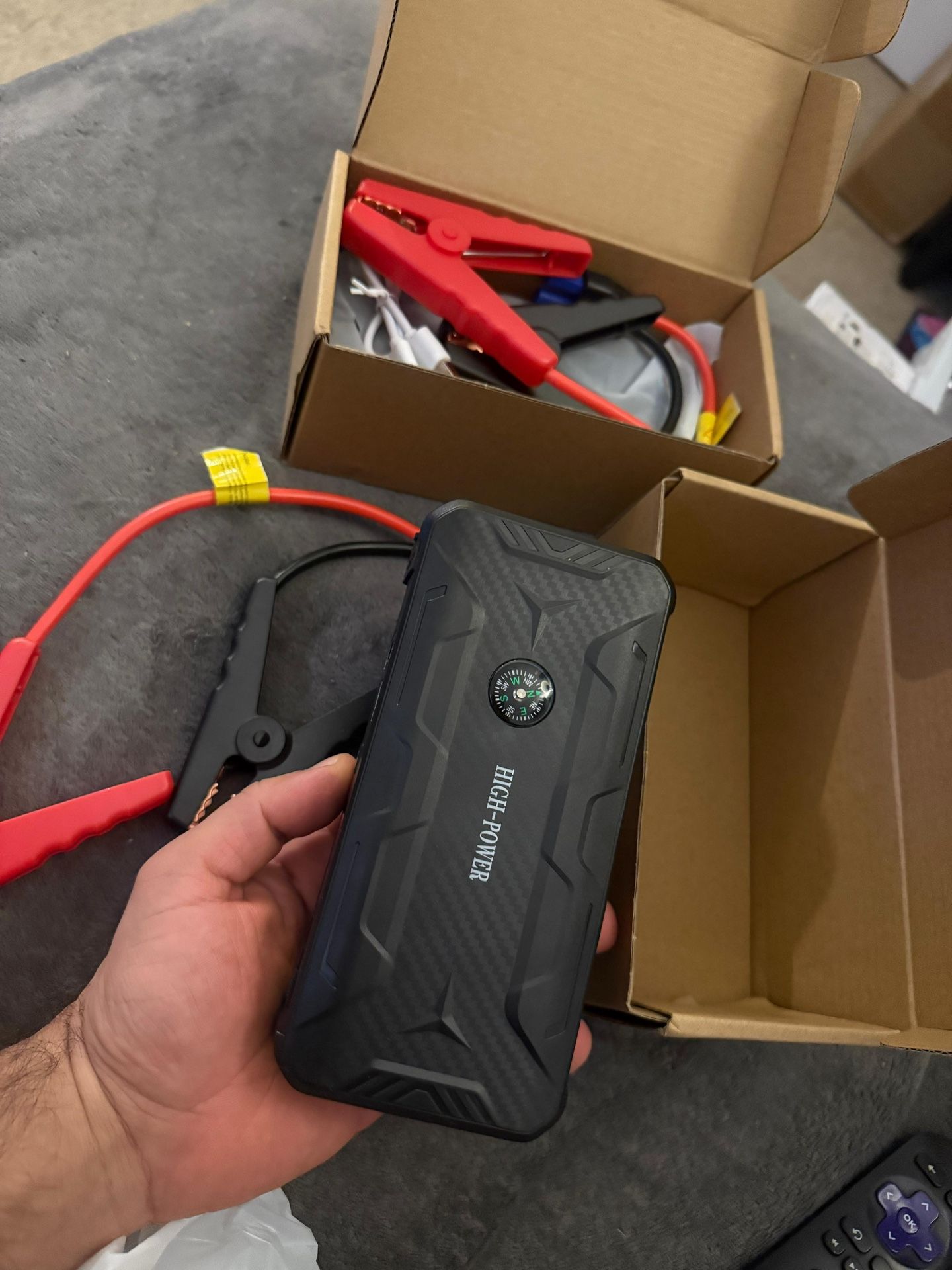 10000A Portable Car Battery Jump Starter & Charger