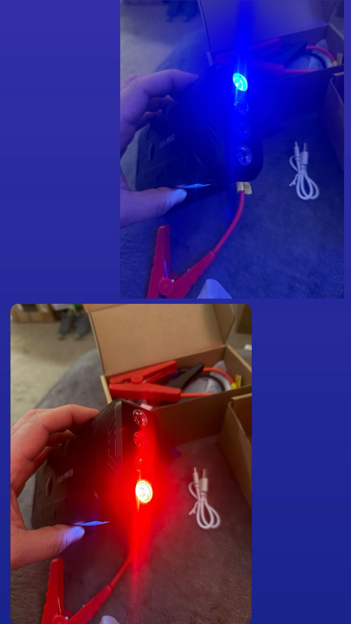 10000A Portable Car Battery Jump Starter & Charger - photo 4