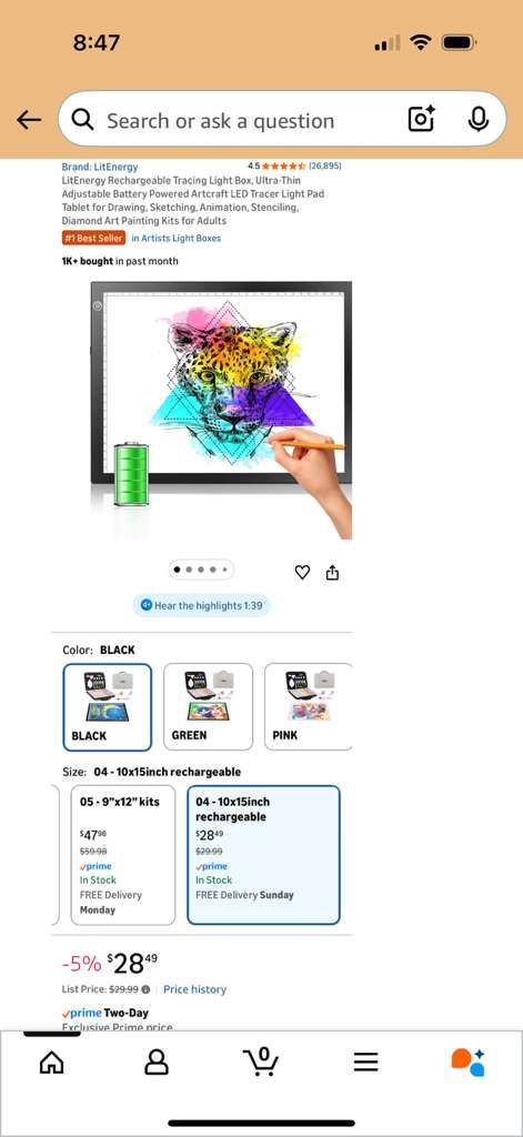 Rechargeable Tracing Light Box LED Tracer Pad - photo 2