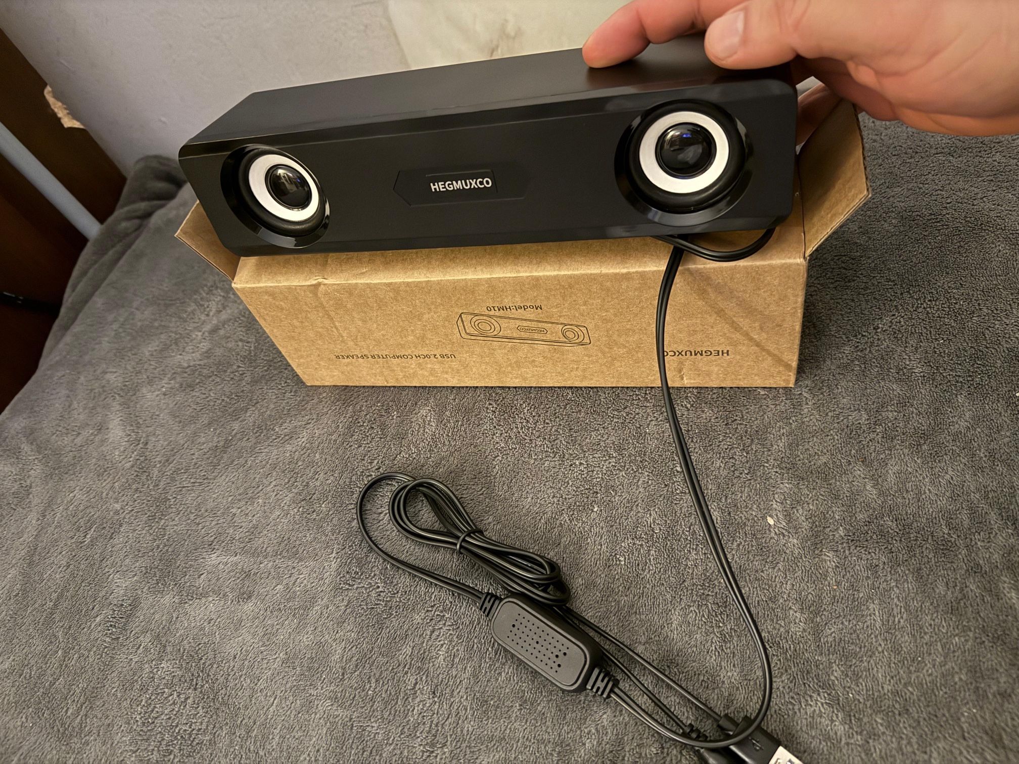 Compact PC Speakers for Desktop - 10W Wired Stereo Speaker - photo 2