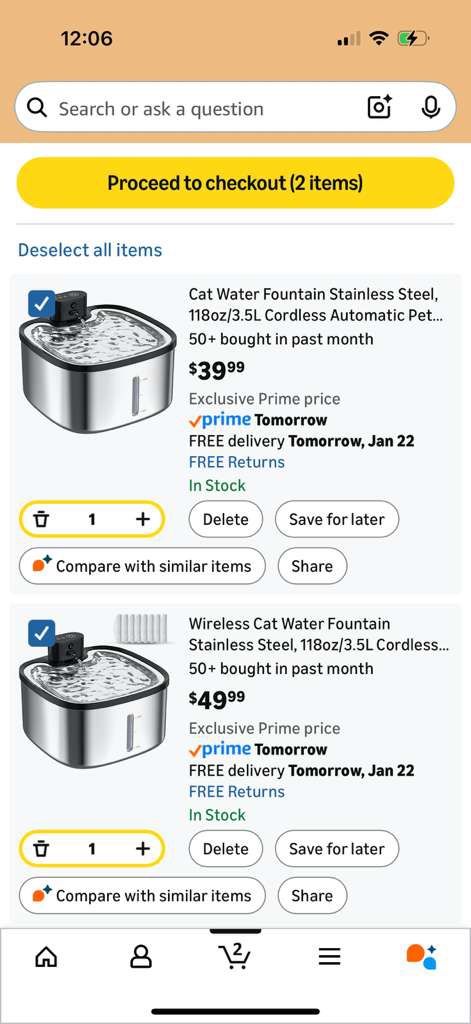 Wireless Stainless Steel Cat Water Fountain 3.5L - photo 5