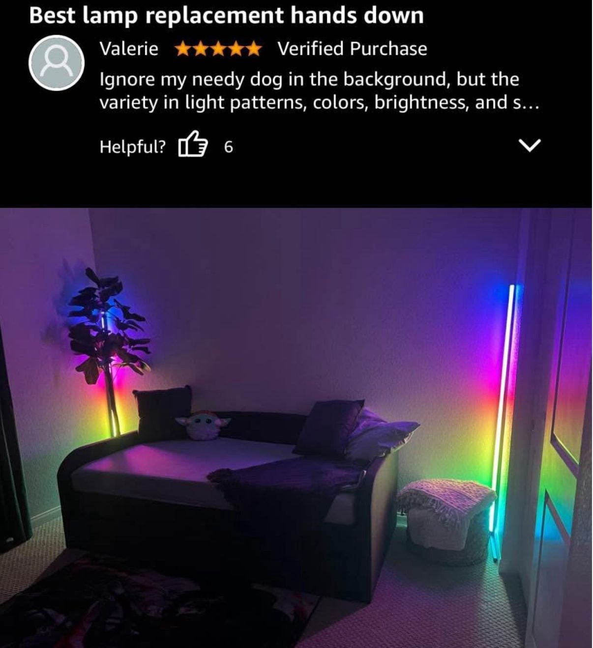 RGB Floor Lamp, USB LED Corner Lamp, App & Remote Control