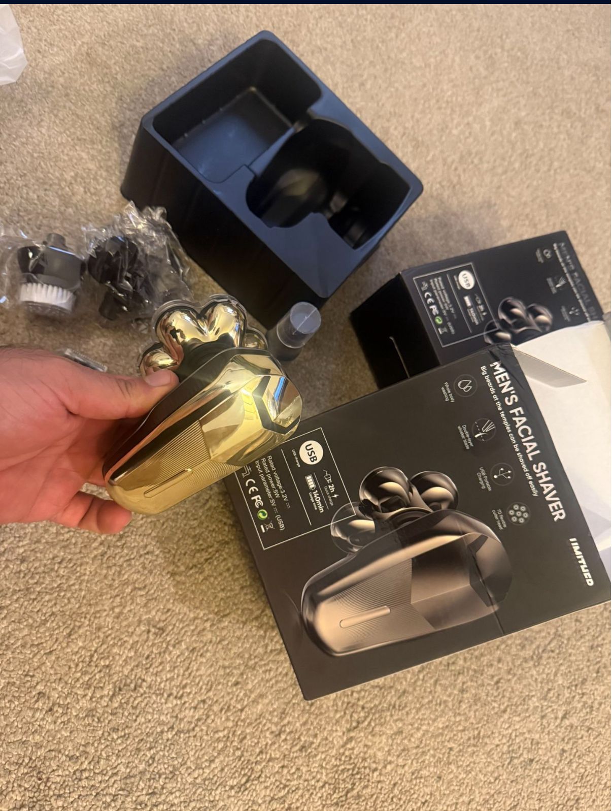 7D Electric Head Shaver - 5-in-1 Grooming Kit - photo 3