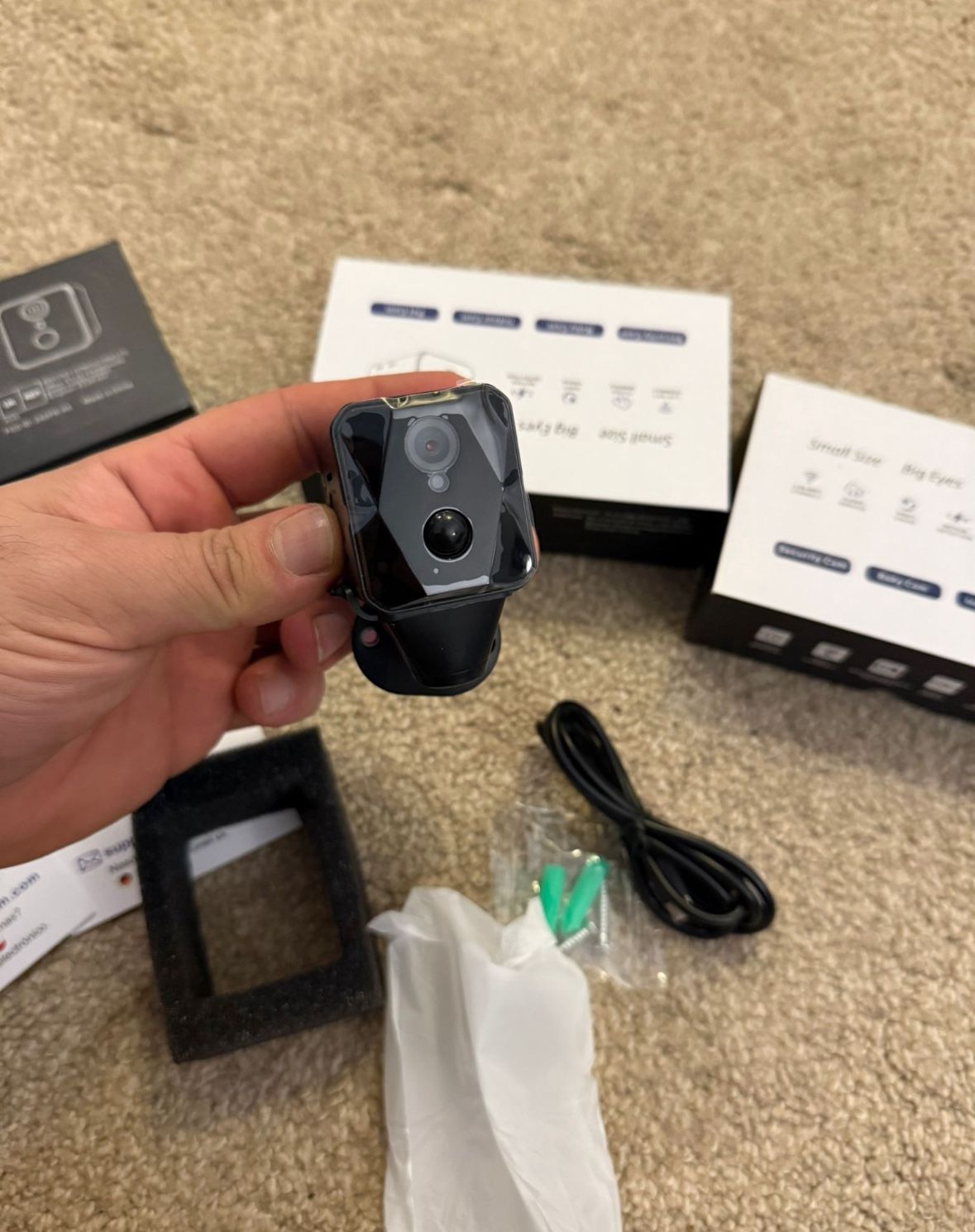 4K WiFi Indoor Security Camera with 100-Day Battery