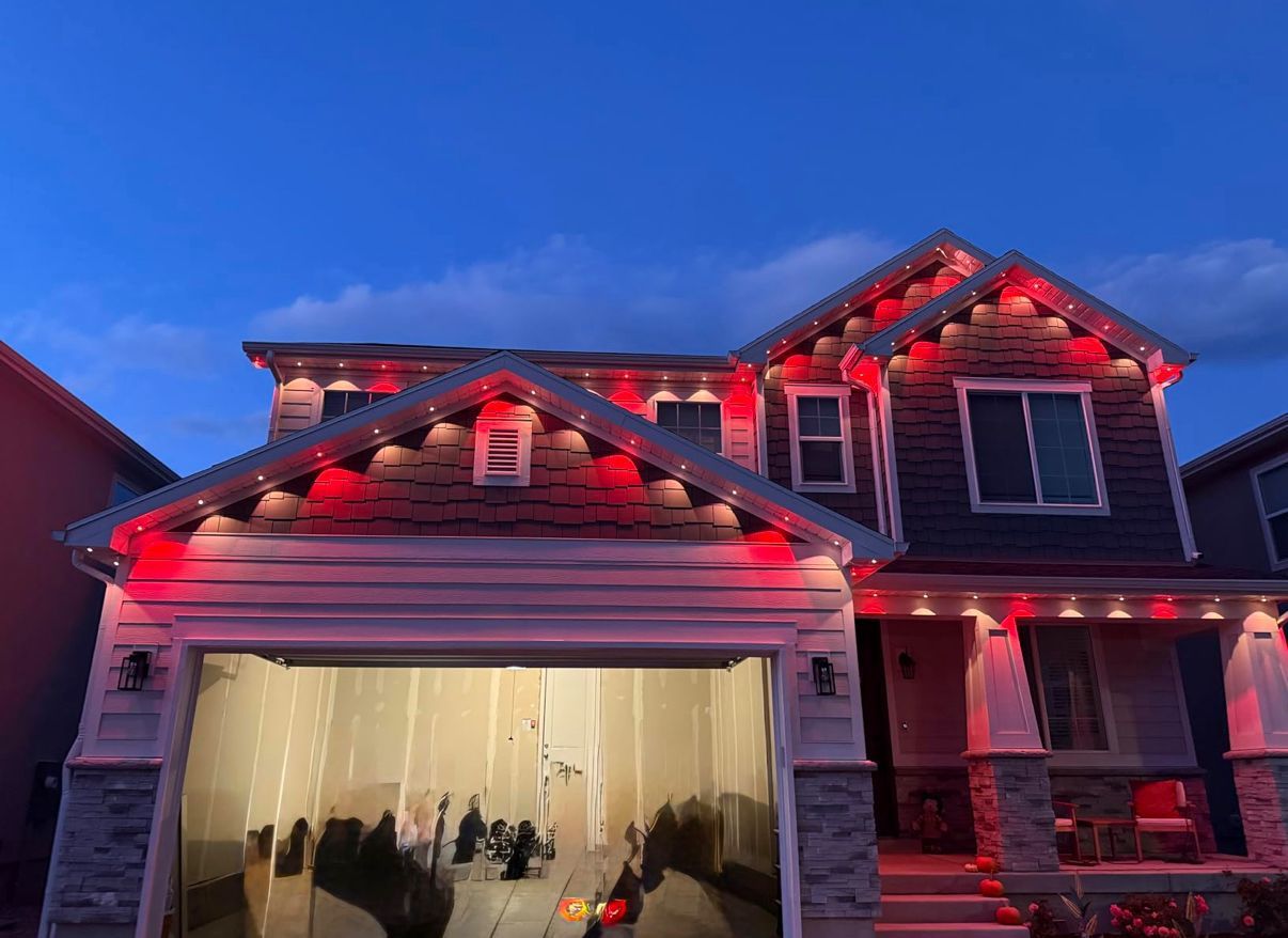 Permanent Outdoor Smart LED String Lights RGB 50ft - photo 3