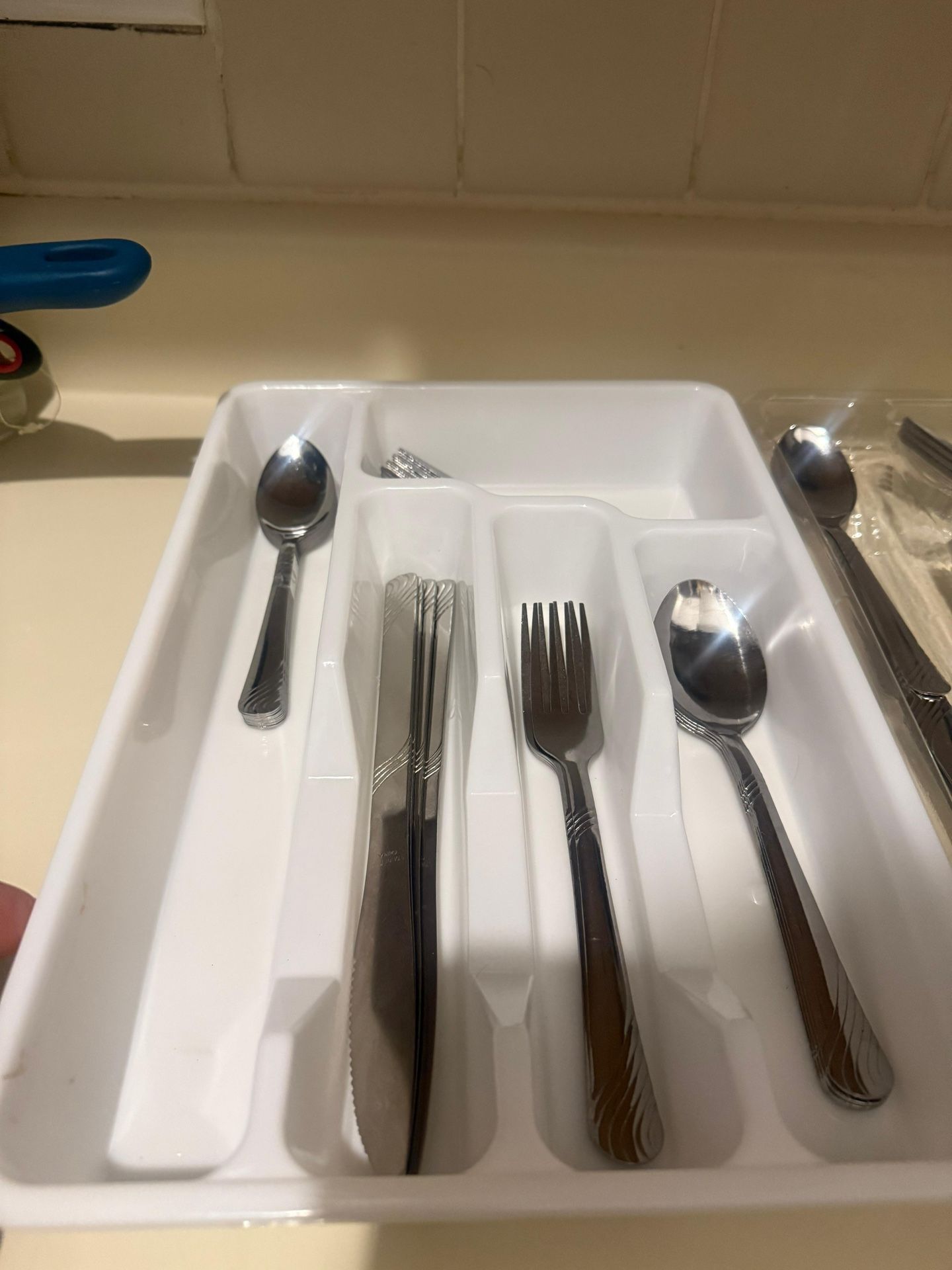 24-Piece Stainless Steel Flatware Set for 4