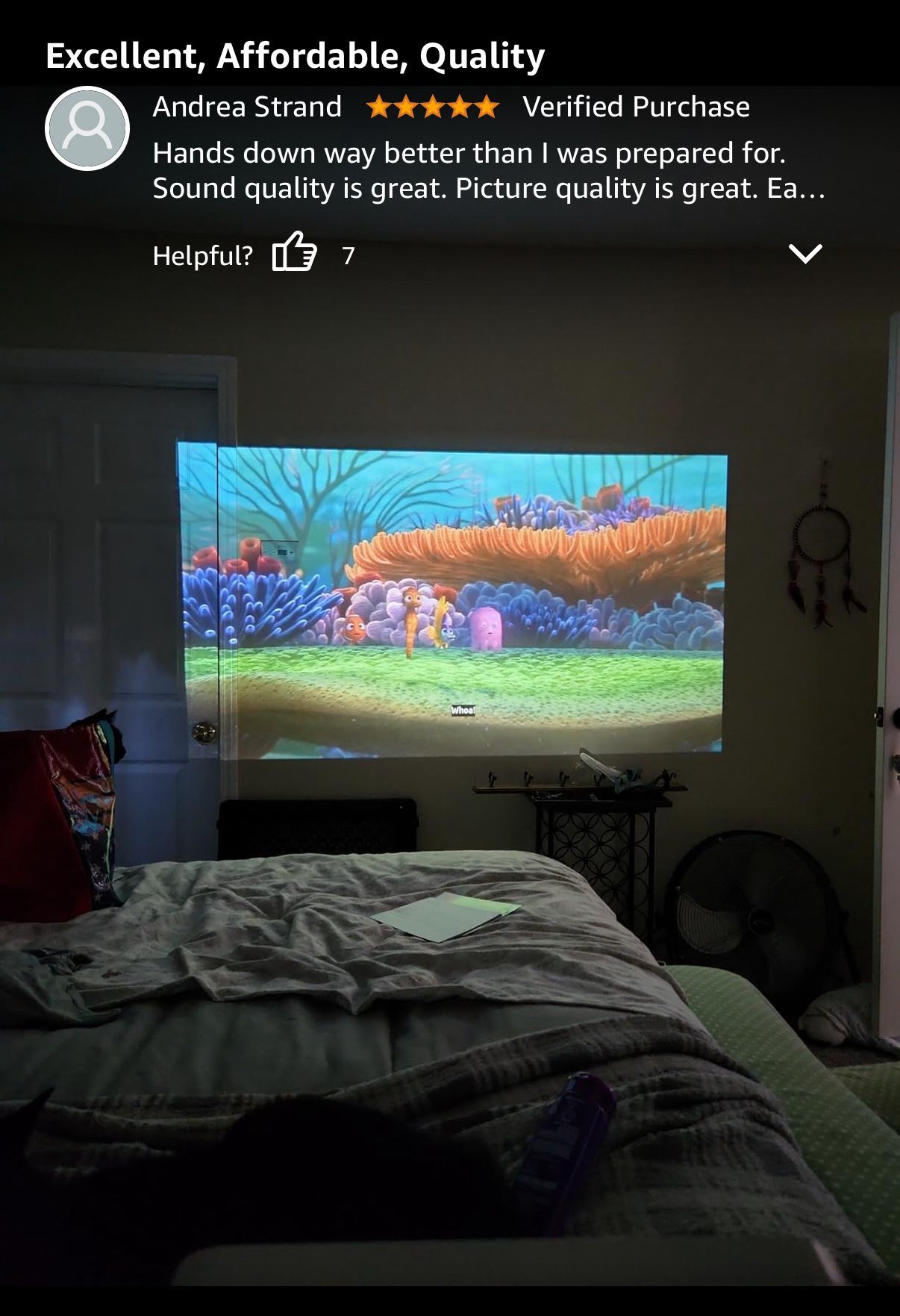Auto Focus 1080P Projector with Wifi and Bluetooth - photo 5