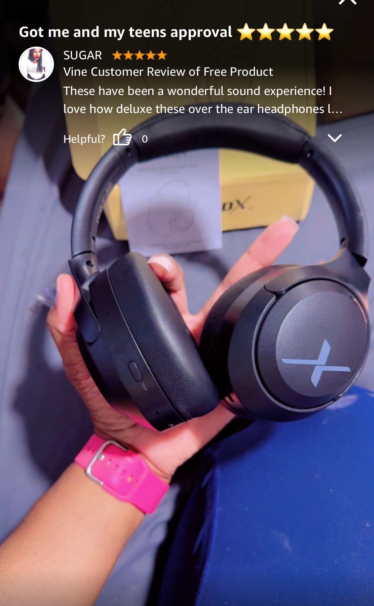 Hybrid Active Noise Cancelling Wireless Bluetooth Headphones - photo 2
