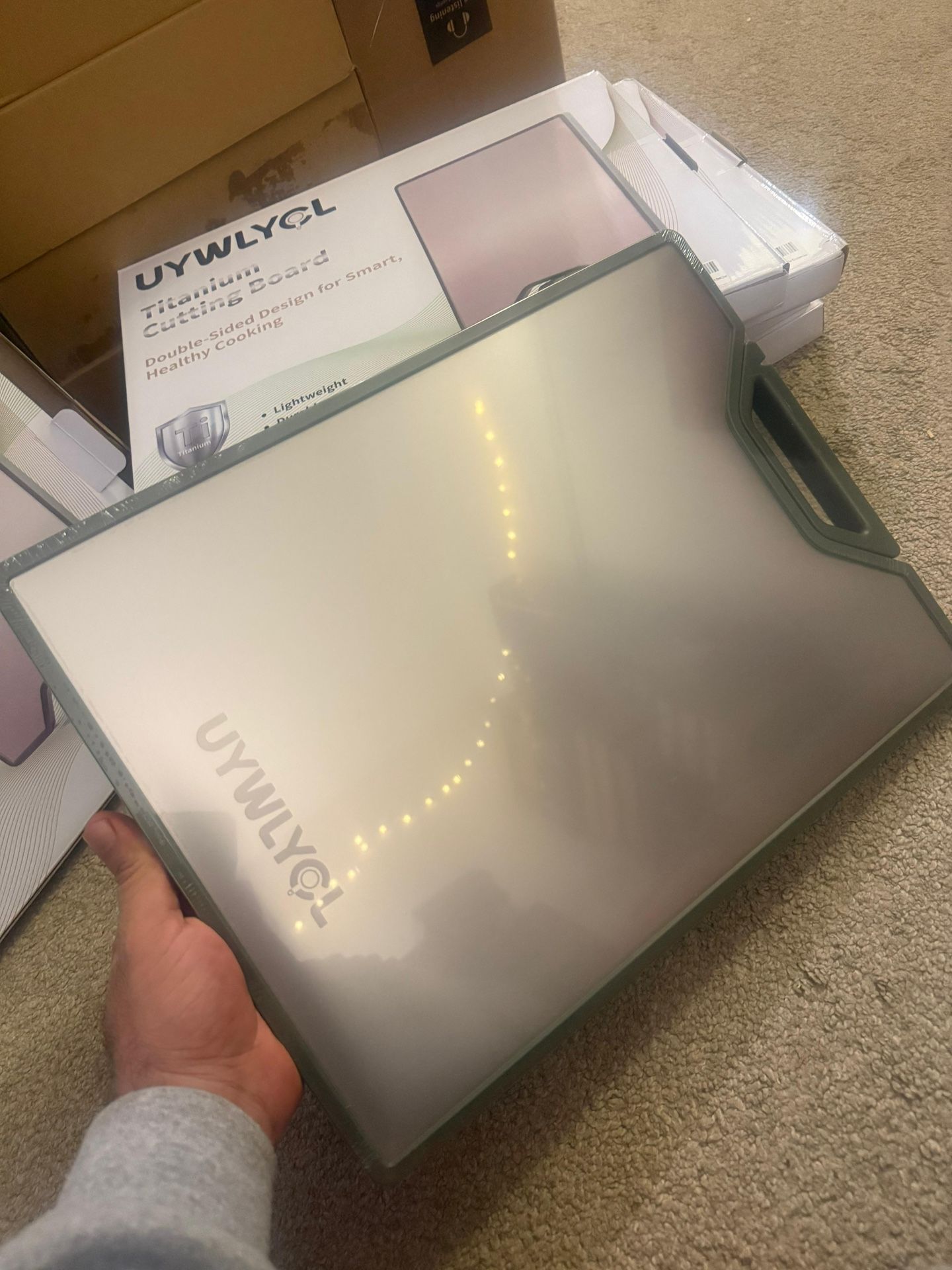 Titanium Cutting Board – Double Sided 16"x11" - photo 4