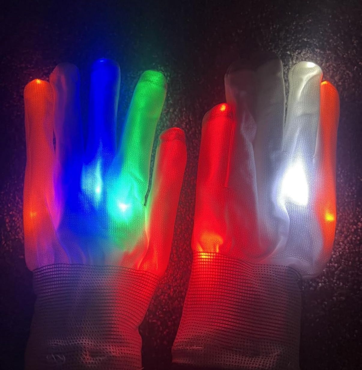 LED Mask and LED Gloves Set - Halloween Costume - photo 5