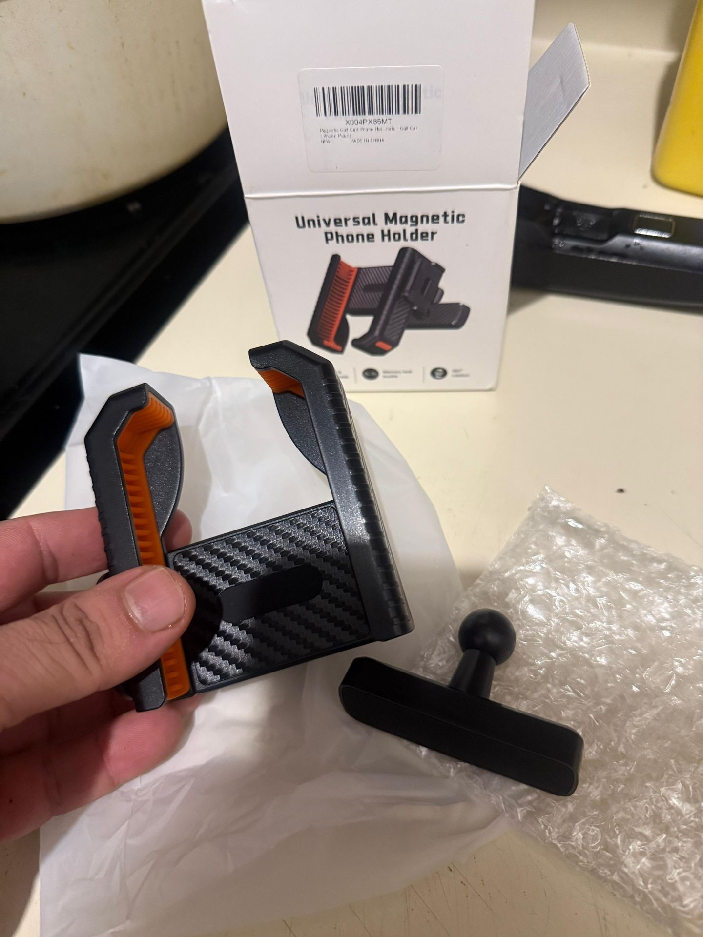 Magnetic Phone Holder for Golf Carts and Smartphones - photo 4