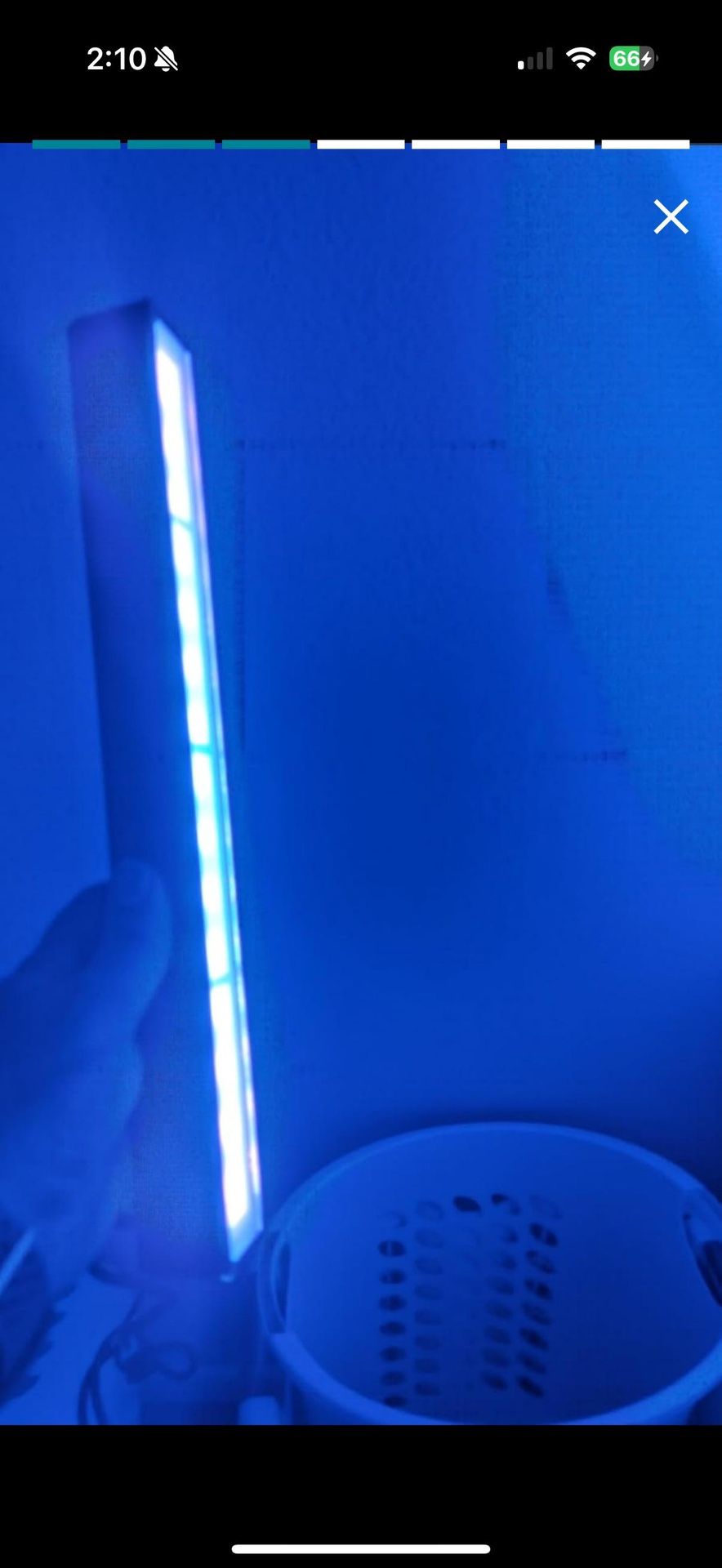 Black Light Bar with Remote and Switch, 6.5ft Cord, 1 Pack - photo 4