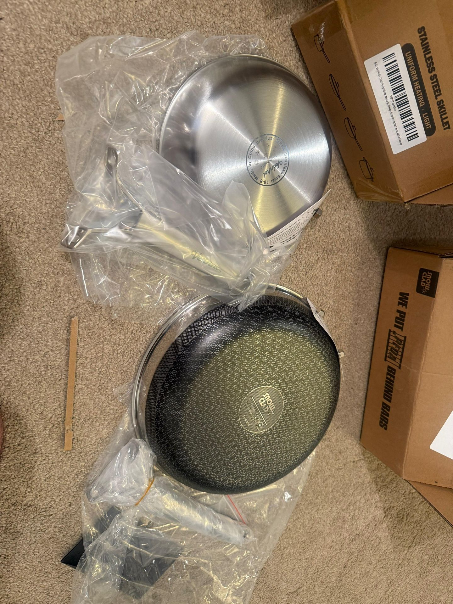 Nonstick Stainless Steel Frying Pan PFOA Free - photo 3