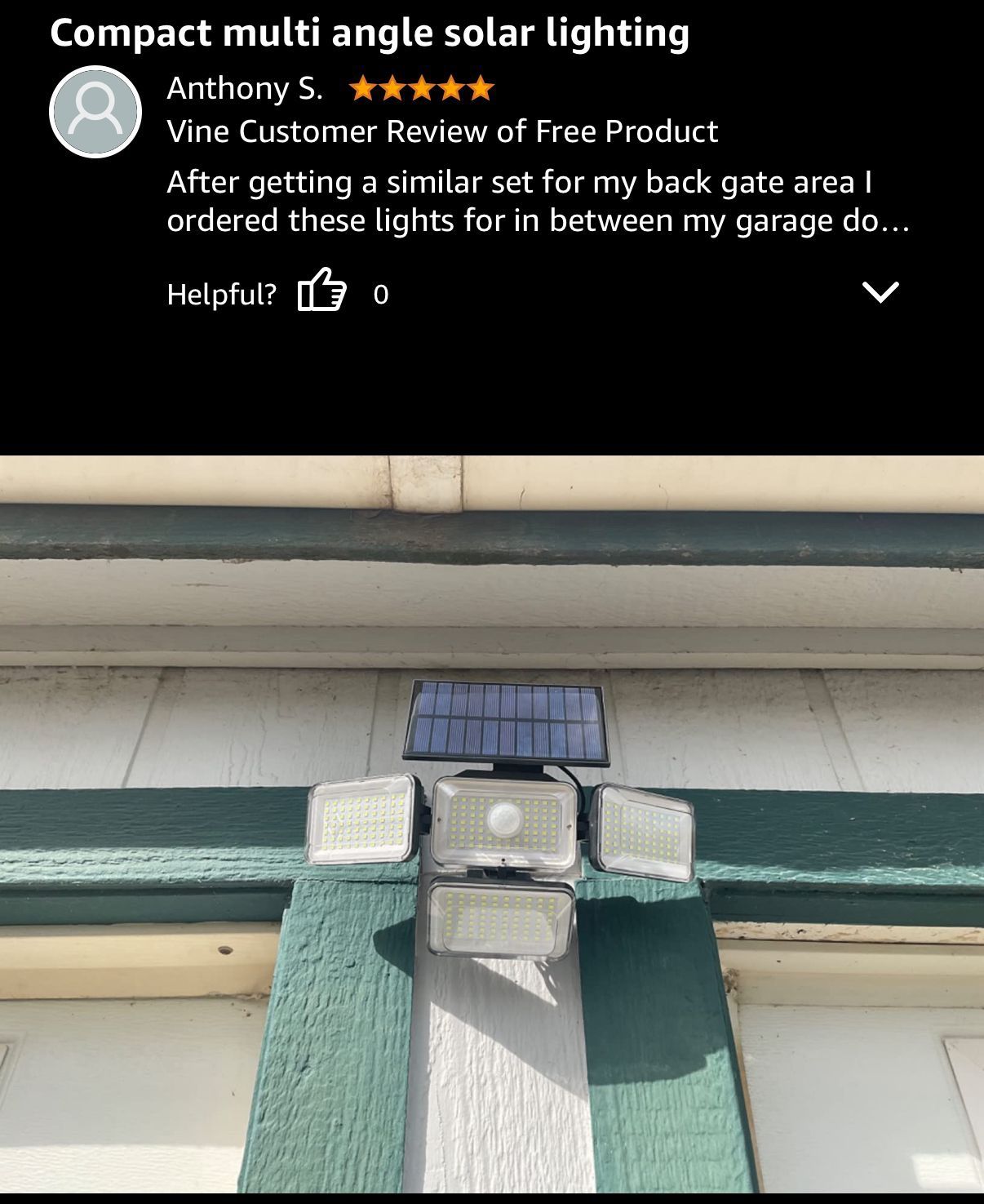 2 Pack Solar Lights Outdoor Waterproof 288 LED Motion Sensor - photo 4
