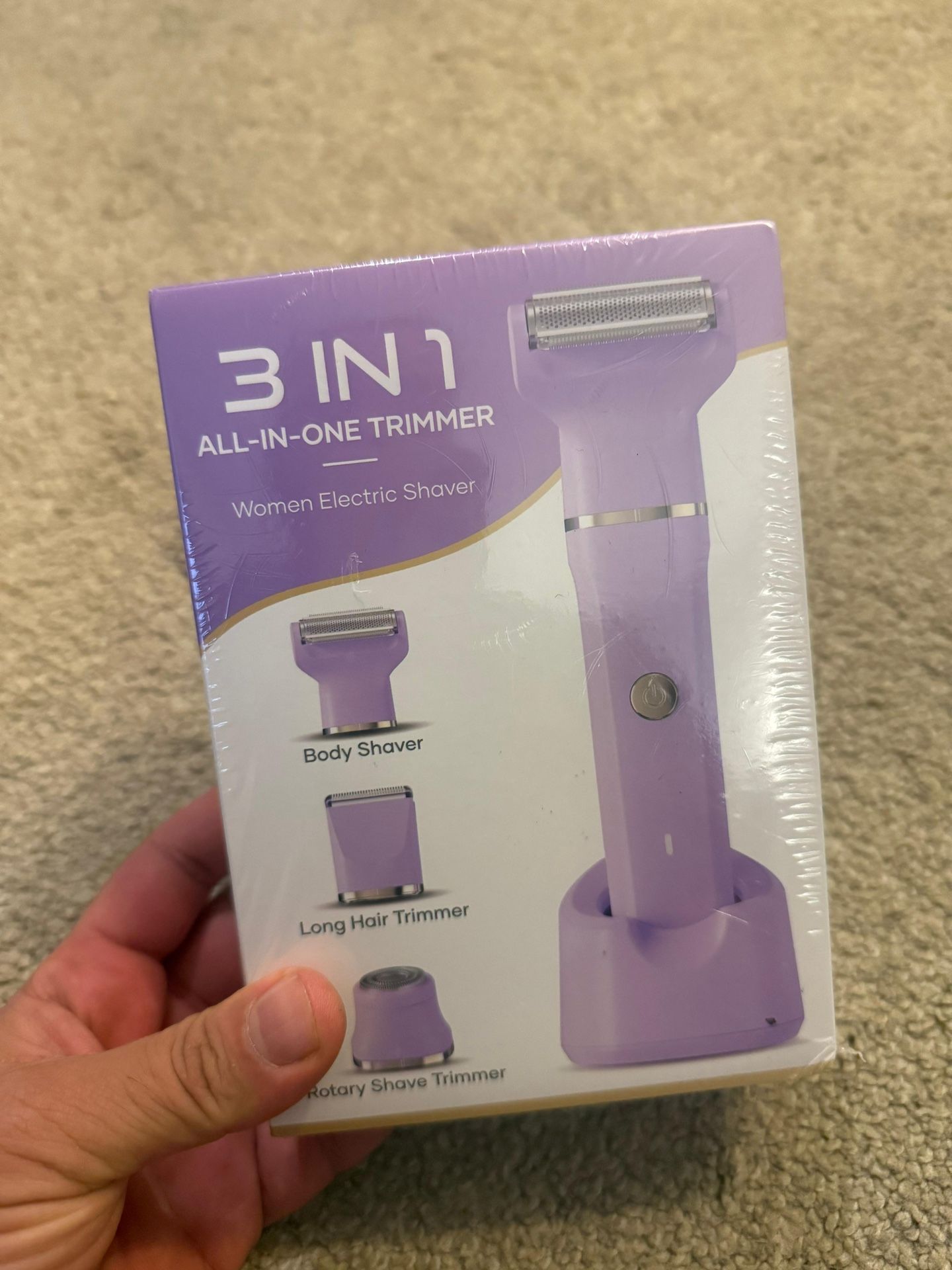 3-in-1 Electric Bikini Trimmer for Women