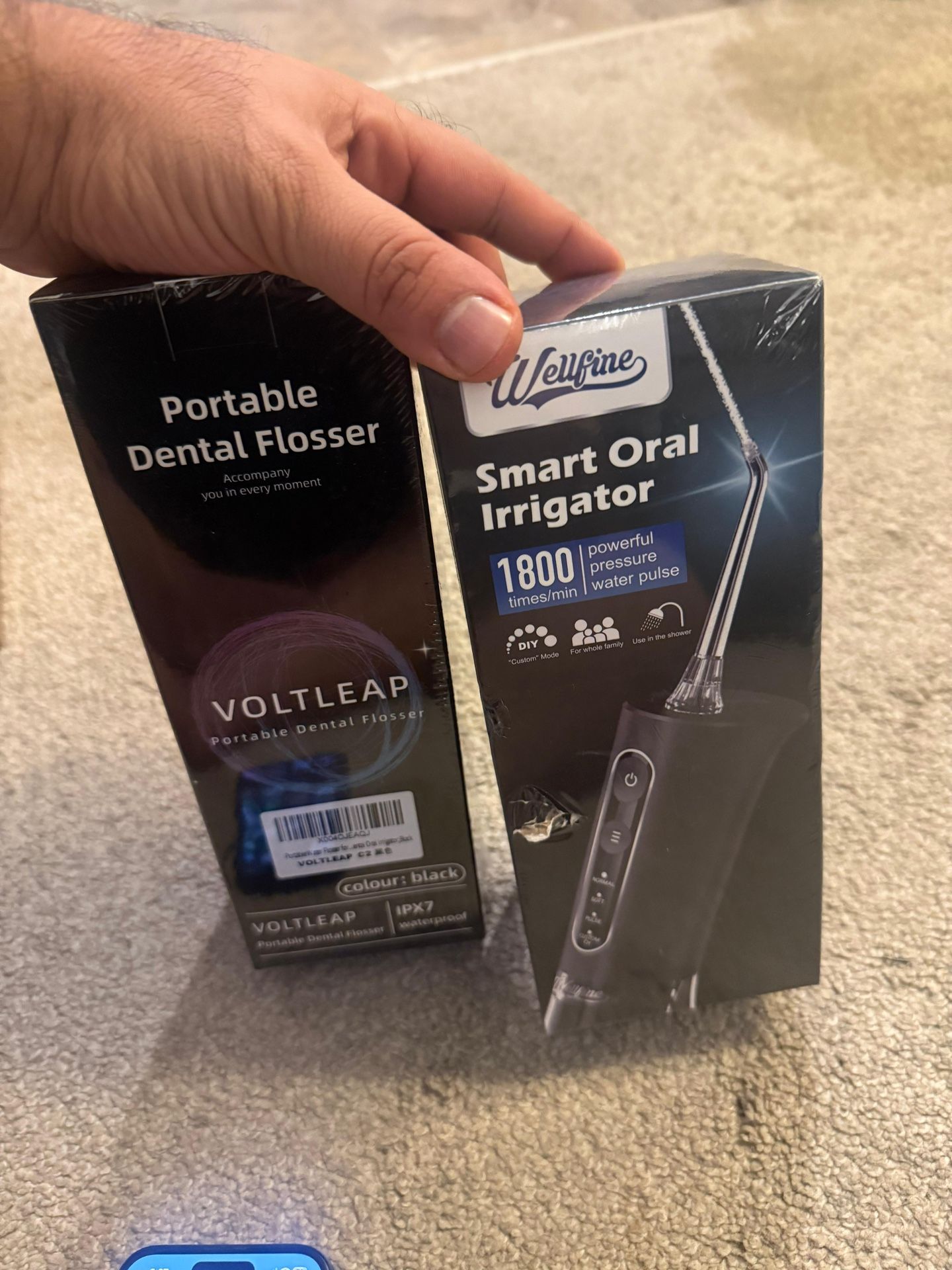 WELLFINE Portable Cordless Water Dental Flosser - photo 2