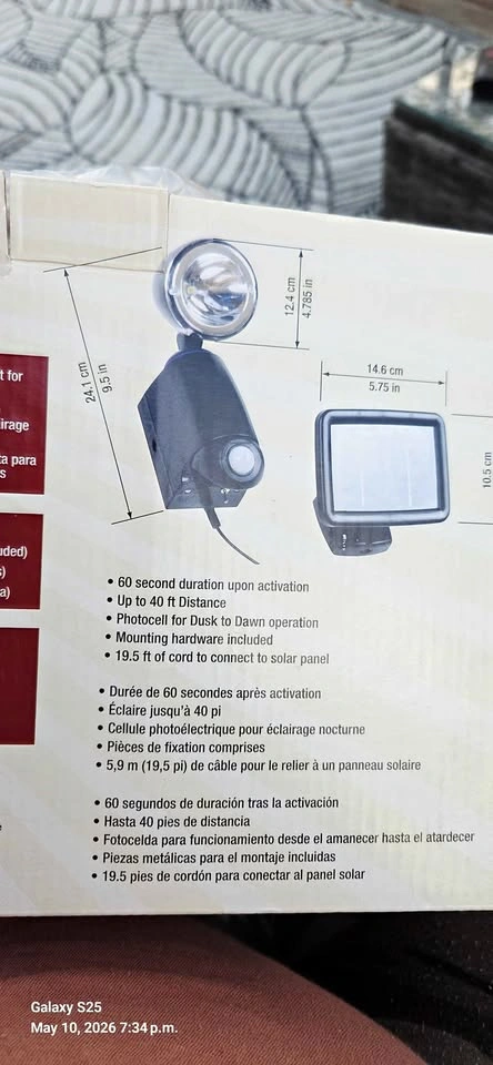 FUSION Solar Motion Security Light