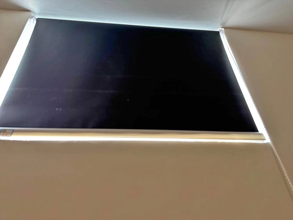 Black Roller Blind x2
