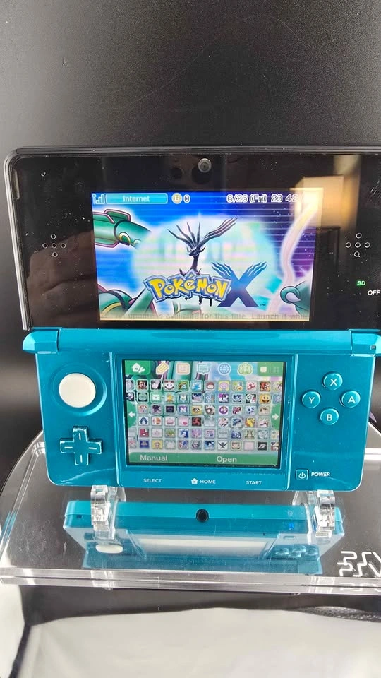 Nintendo 3DS Classic Green Edition - Modified - photo 3