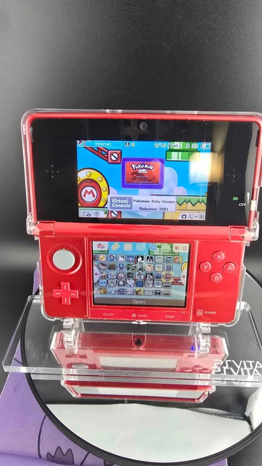 Nintendo 3DS Classic Red Edition - Modified - photo 4