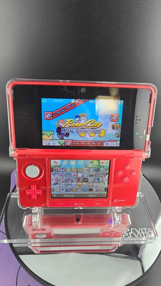 Nintendo 3DS Classic Red Edition - Modified - photo 5