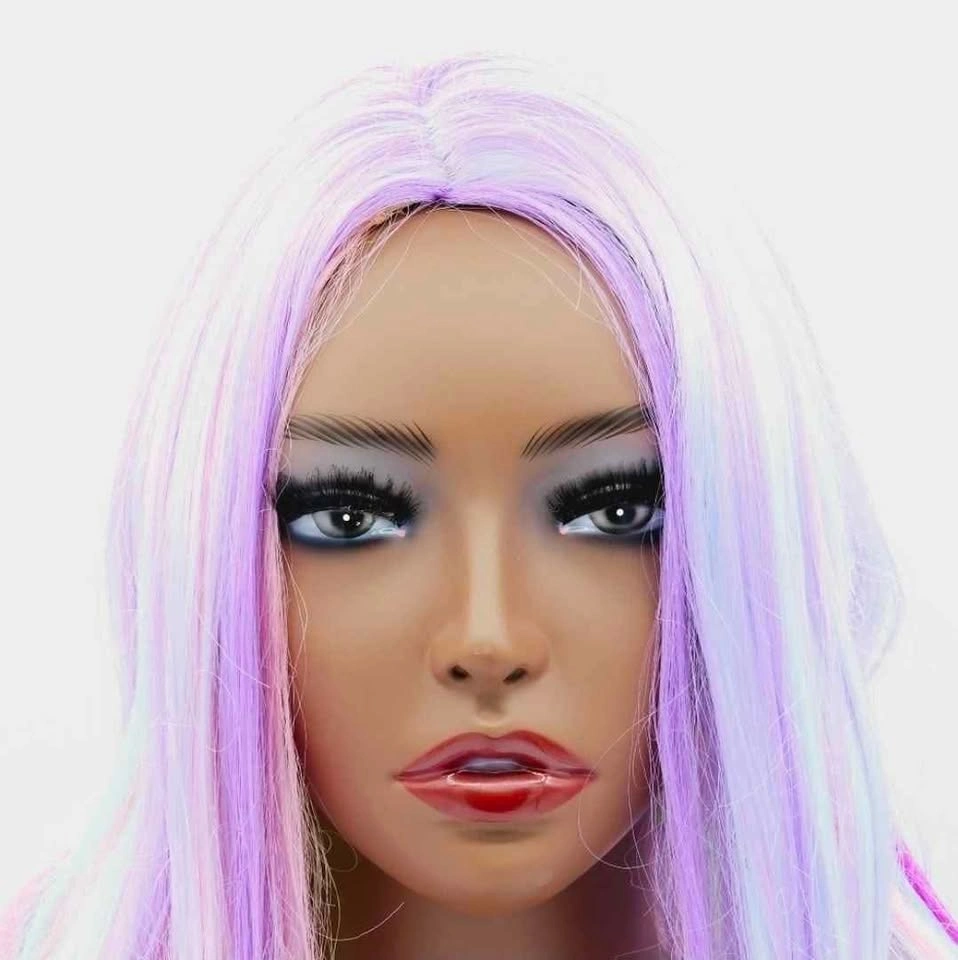 Leg Avenue Pastel Rainbow Long Wavy Synthetic Wig - photo 5