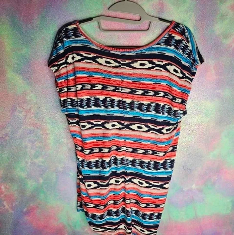 Dex Women's Aztec Southwestern Print Sleeveless Top Size Large - photo 3