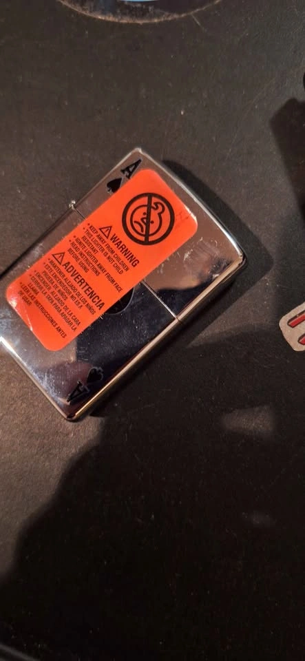 Zippo Ace of Spades Chrome Lighter - photo 2
