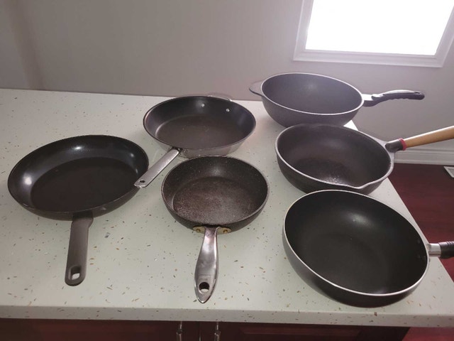 $10 each Frying Pans and Wok