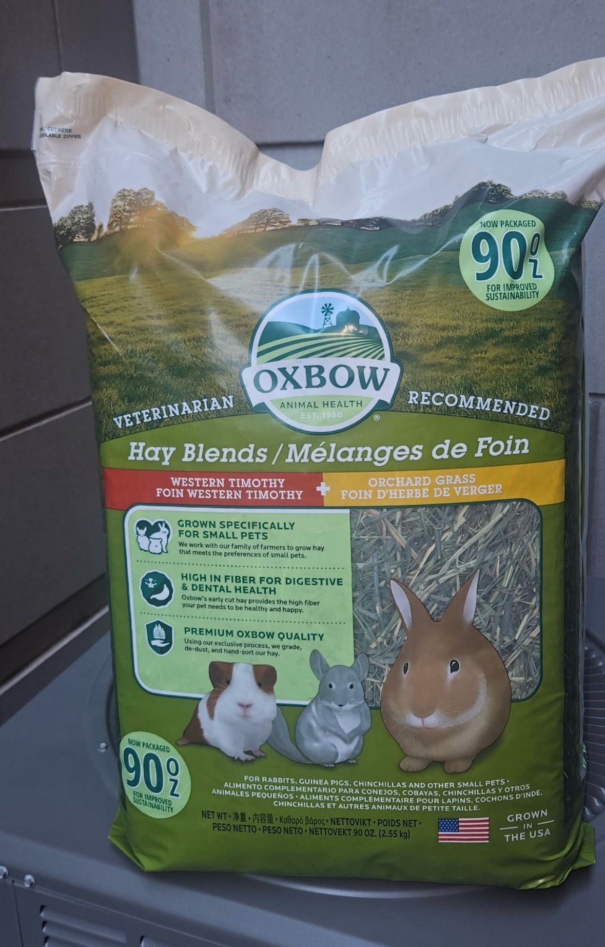 Guinea Pig & Rabbit Food, 90 oz. Bag, New Sealed - photo 2