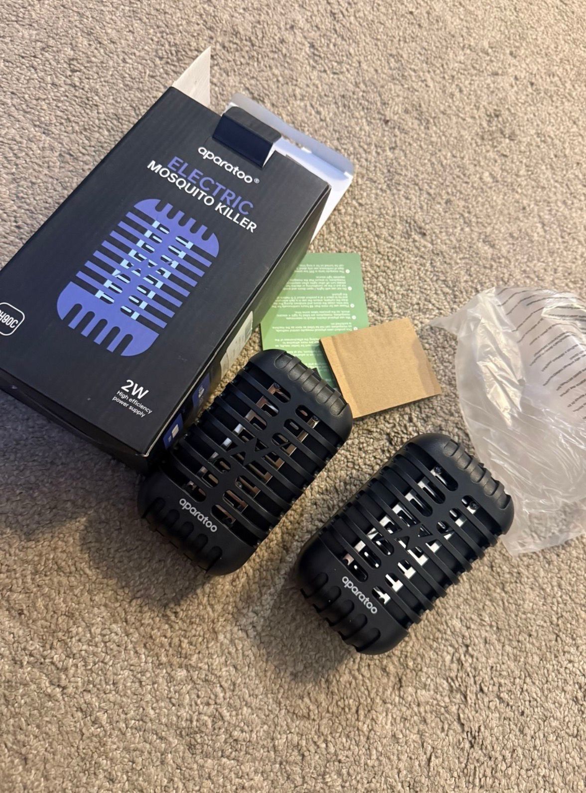 Bug Zapper Indoor Plug in, 2 Pack Electronic Fly Zapper