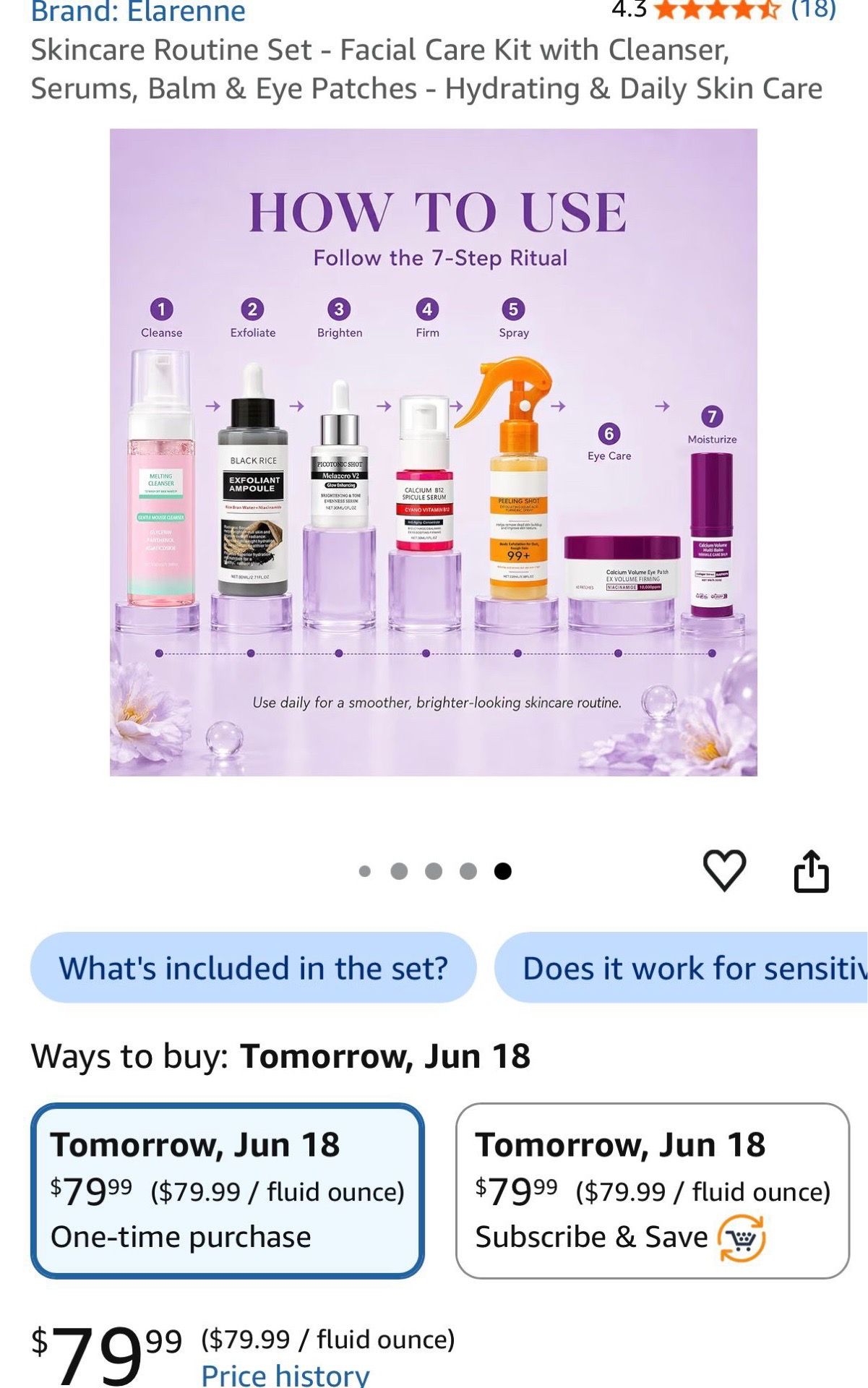 Skincare Routine 7-Piece Set - Facial Care Kit - photo 4