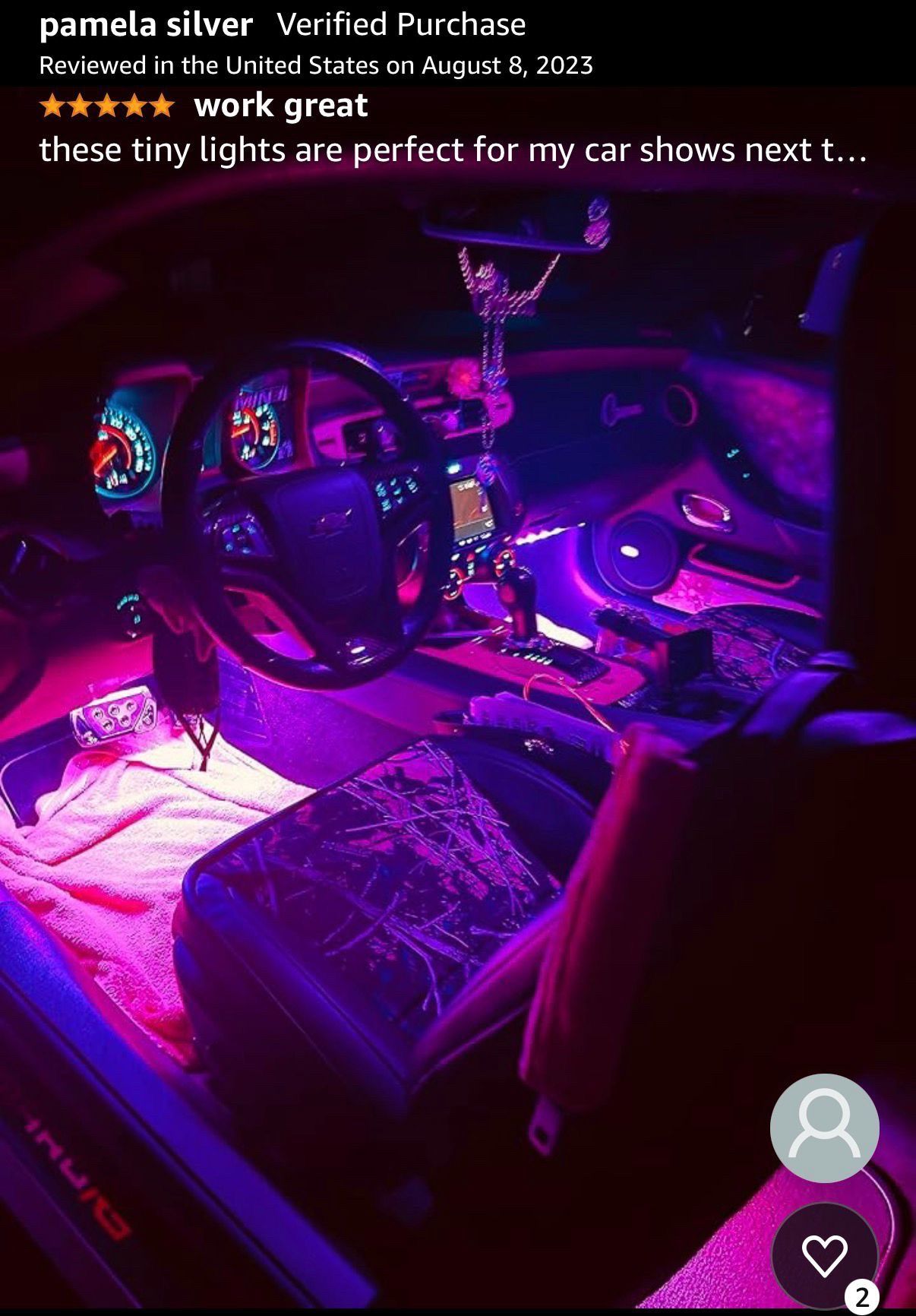 Rechargeable Mini RGB Sound Activated Disco Party Lights - photo 5