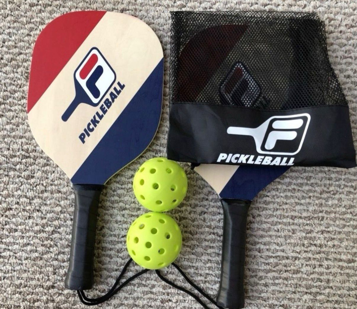Pickleball Paddles Set of 2 with Balls and Bag - photo 5