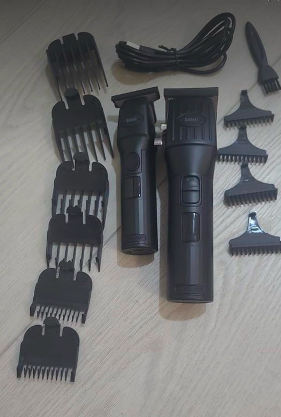 Cordless Hair Clippers and Beard Trimmer Kit - Black - photo 3
