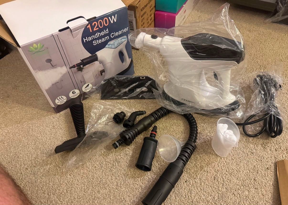 Handheld Steam Cleaner with 9 Accessories & Safety Lock - photo 5