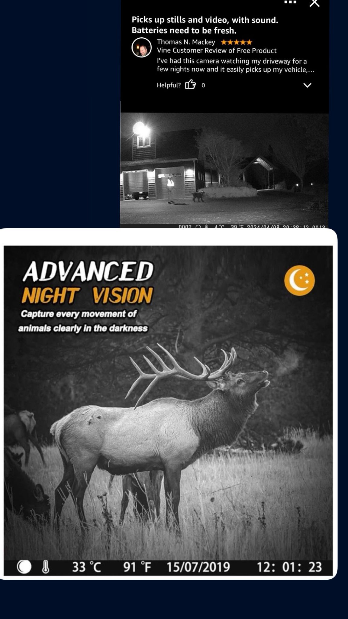 Trail Camera 24MP 1080P Game Camera with Night Vision - photo 5
