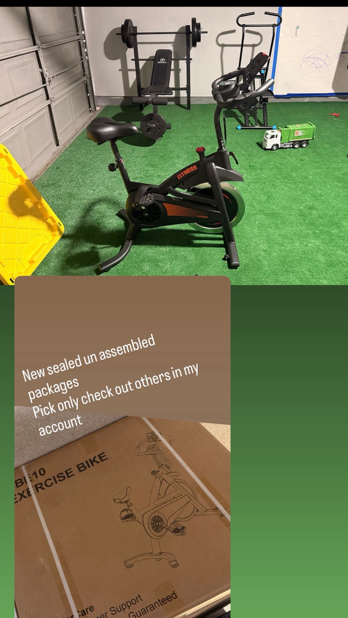 Exercise Bike for Home, Stationary Bike with 300lb Capacity