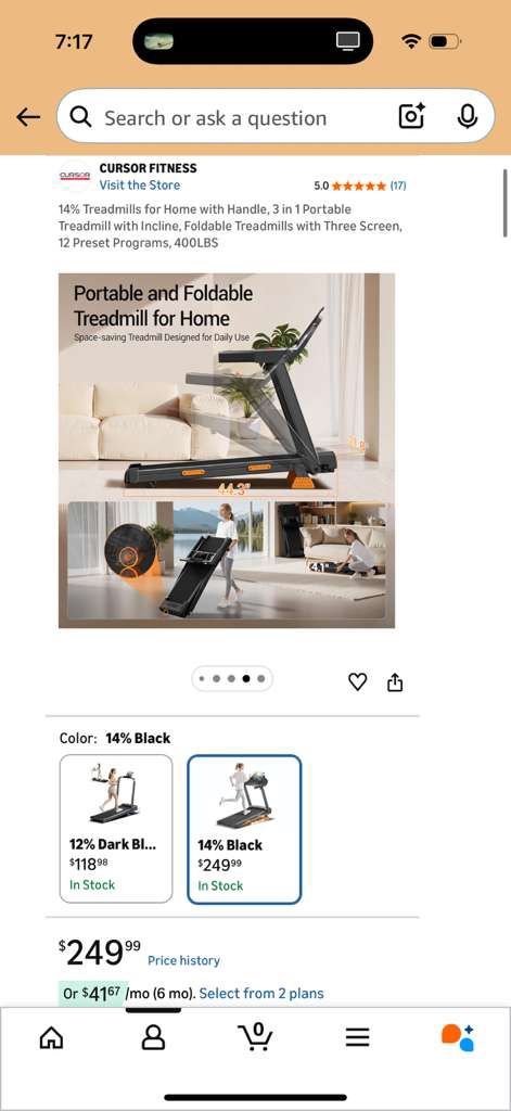 3-in-1 Foldable Home Treadmill with Incline and 12 Programs - photo 5